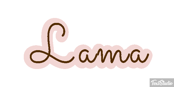 Lama Texteffekt