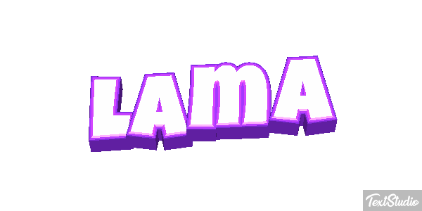 Lama Texteffekt