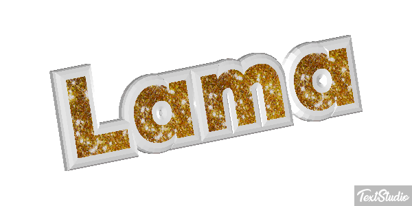 Lama Texteffekt