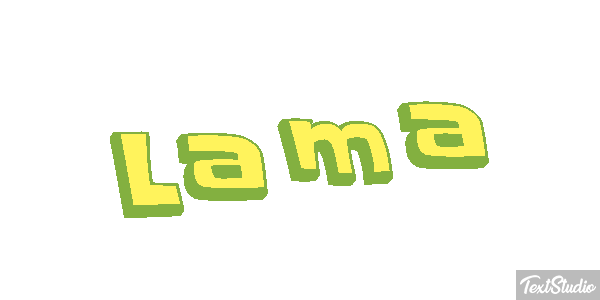 Lama Texteffekt