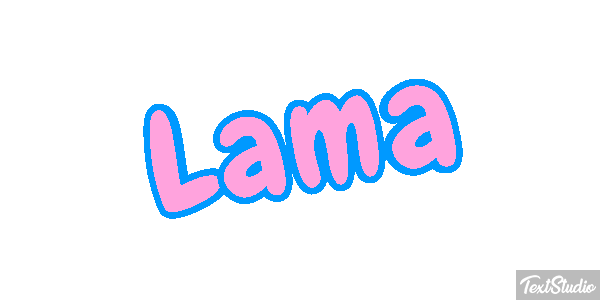 Lama Texteffekt