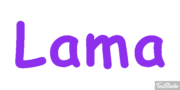 Lama Texteffekt