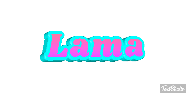 Lama Texteffekt