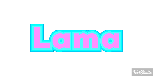 Lama Texteffekt