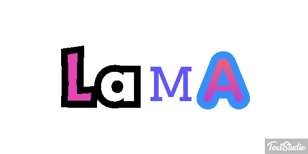 Lama Texteffekt