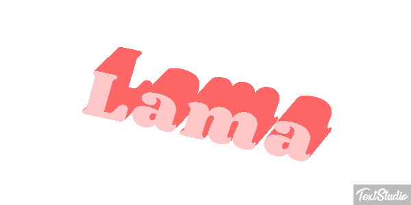 Lama Texteffekt