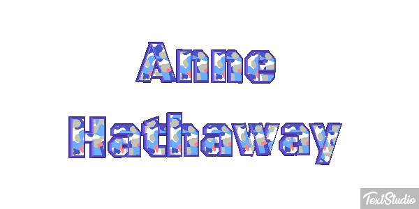 Anne Hathaway Effetto testo