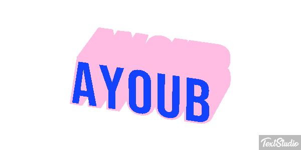 Ayoub Текстовый эффект
