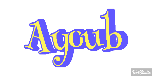 Ayoub Текстовый эффект