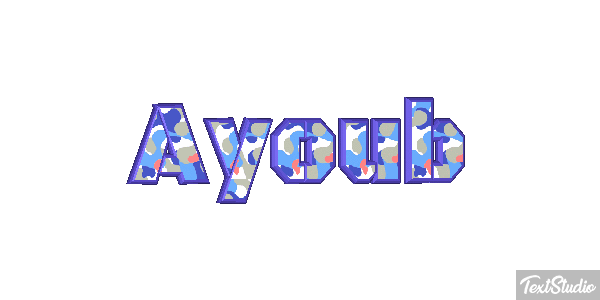 Ayoub Текстовый эффект