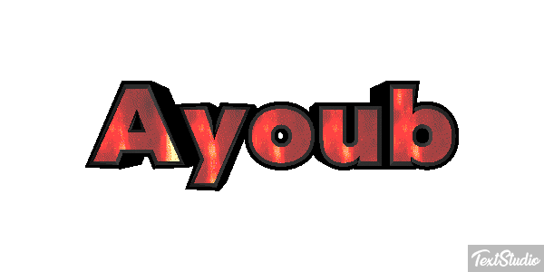Ayoub Текстовый эффект
