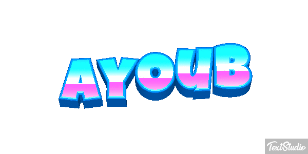 Ayoub Текстовый эффект