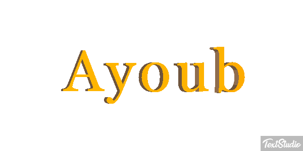 Ayoub Текстовый эффект