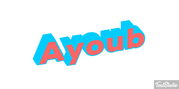 Ayoub Текстовый эффект