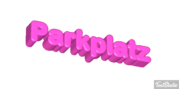 Parkplatz Effetto testo