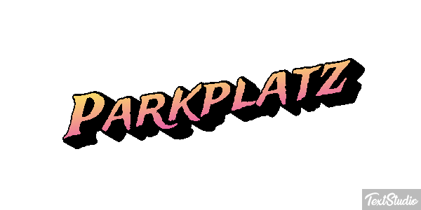 Parkplatz Effetto testo