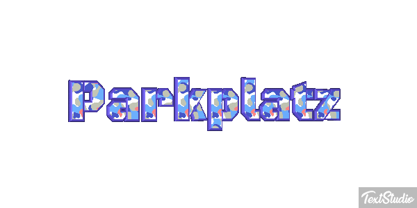 Parkplatz Effetto testo