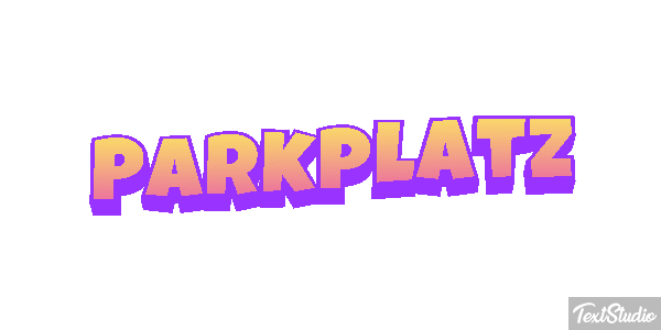 Parkplatz Effetto testo