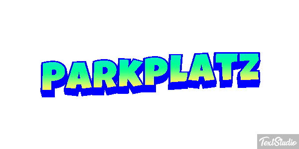 Parkplatz Effetto testo