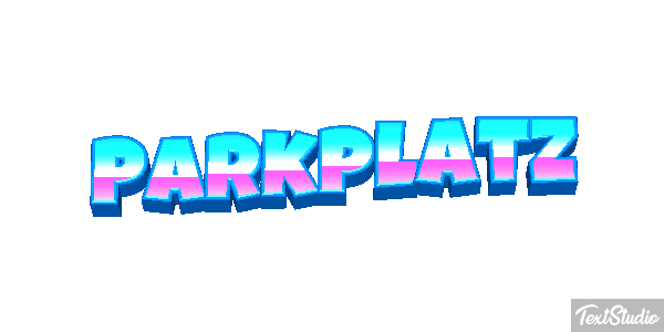Parkplatz Effetto testo