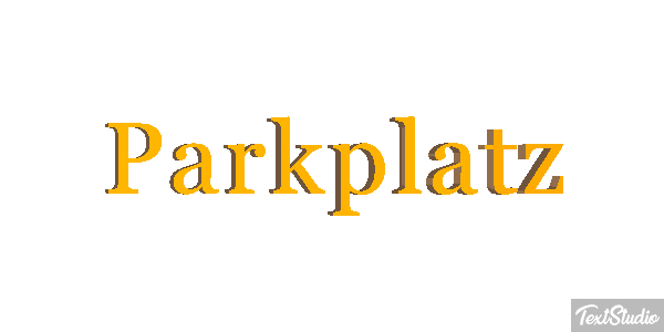 Parkplatz Effetto testo