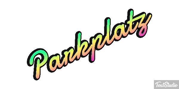 Parkplatz Effetto testo
