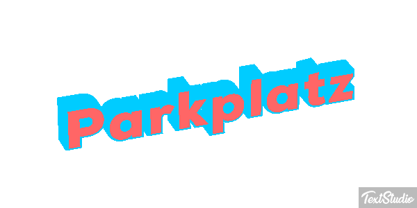 Parkplatz Effetto testo