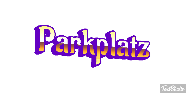 Parkplatz Effetto testo