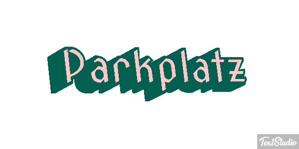 Parkplatz Effetto testo