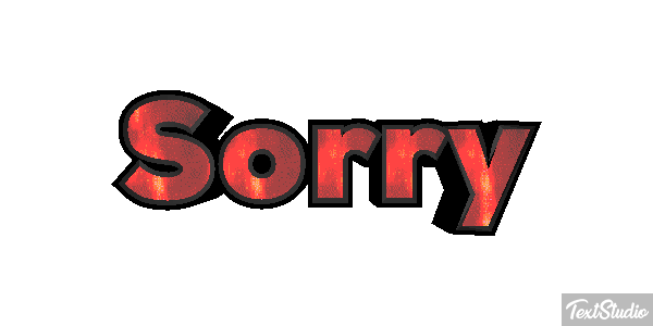 Sorry Texteffekt