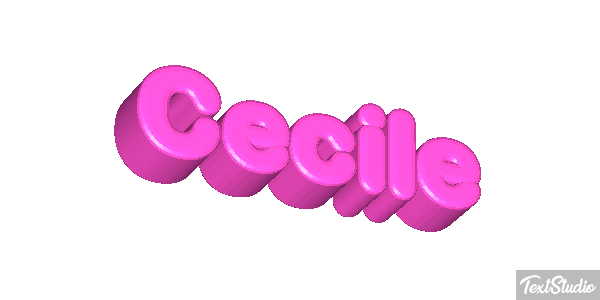 Cecile Text effect