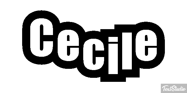Cecile Text effect