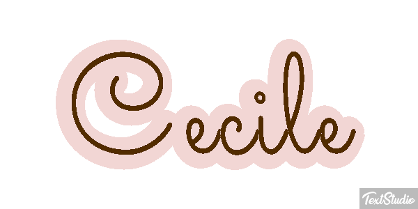 Cecile Text effect