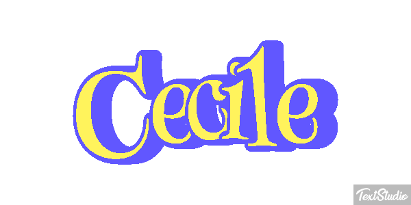 Cecile Text effect
