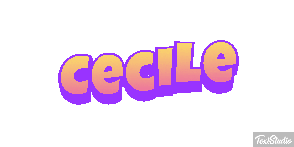 Cecile Text effect