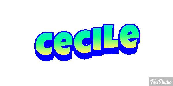 Cecile Text effect