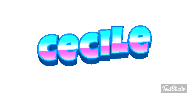 Cecile Text effect