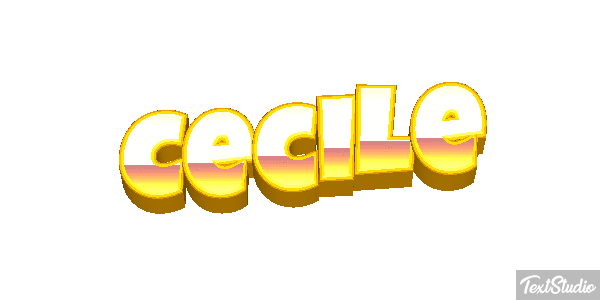 Cecile Text effect