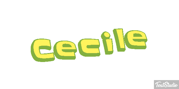 Cecile Text effect