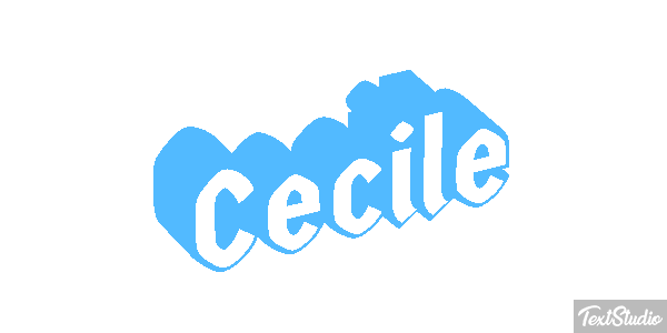 Cecile Text effect