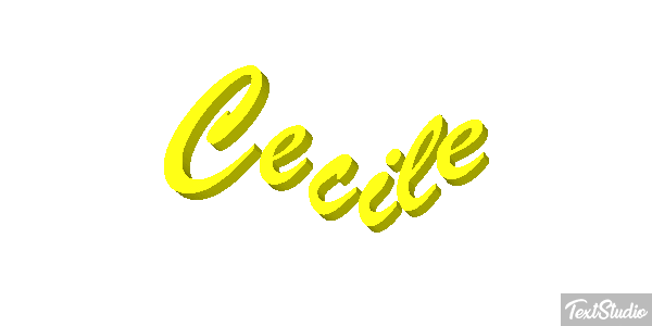 Cecile Text effect
