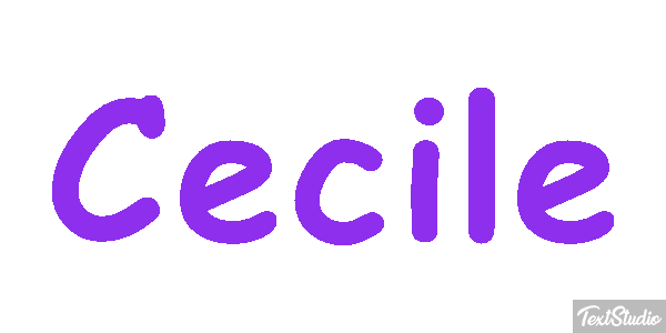 Cecile Text effect