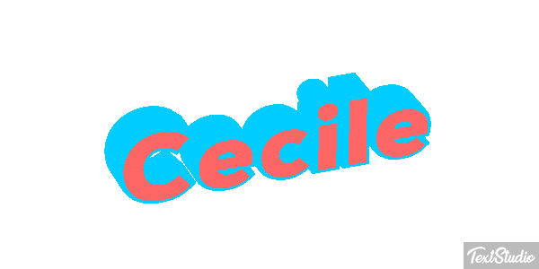 Cecile Text effect