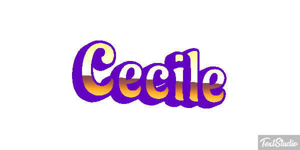 Cecile Text effect