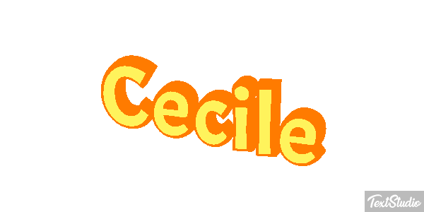 Cecile Text effect