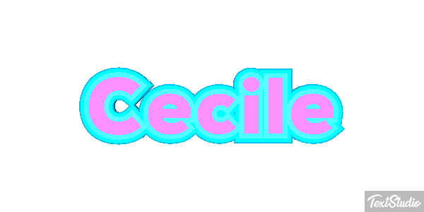 Cecile Text effect