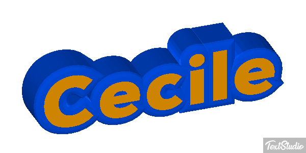 Cecile Text effect