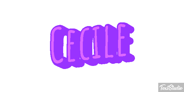 Cecile Text effect