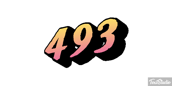 493 Текстовый эффект