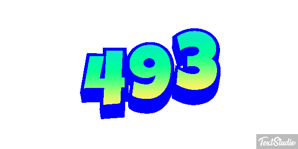 493 Текстовый эффект